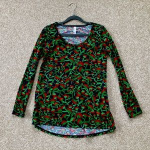 LulaRoe XS Floral Long Sleeve Tee
